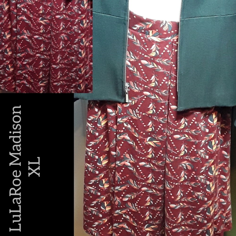 NWT LuLaRoe Madison Skirt XL